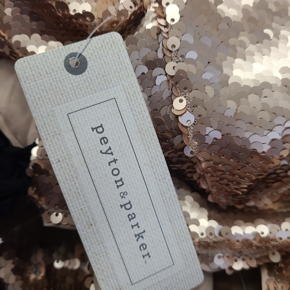 New with Tags Peyton & Parker Pink Sequined Top Size XS - Picture 6 of 6